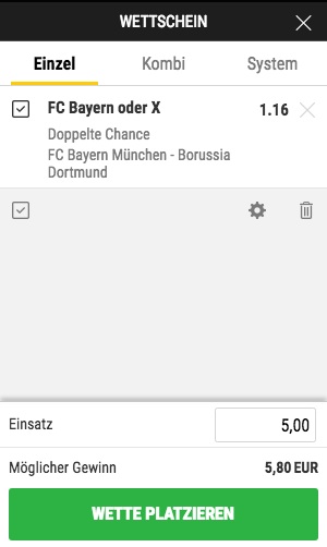 Bwin Doppelte Chance