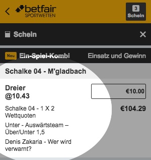 Gladbach Schalke Tipp Gladbach Schalke Tipp