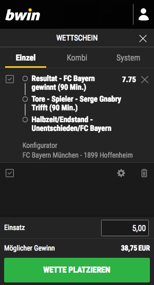 Bwin Tipp Bayern Hoffenheim DFB Pokal