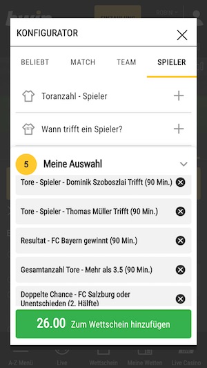 Bwin Konfigurator Wette Salzburg Bayern