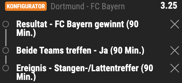 Tipp BVB Bayern